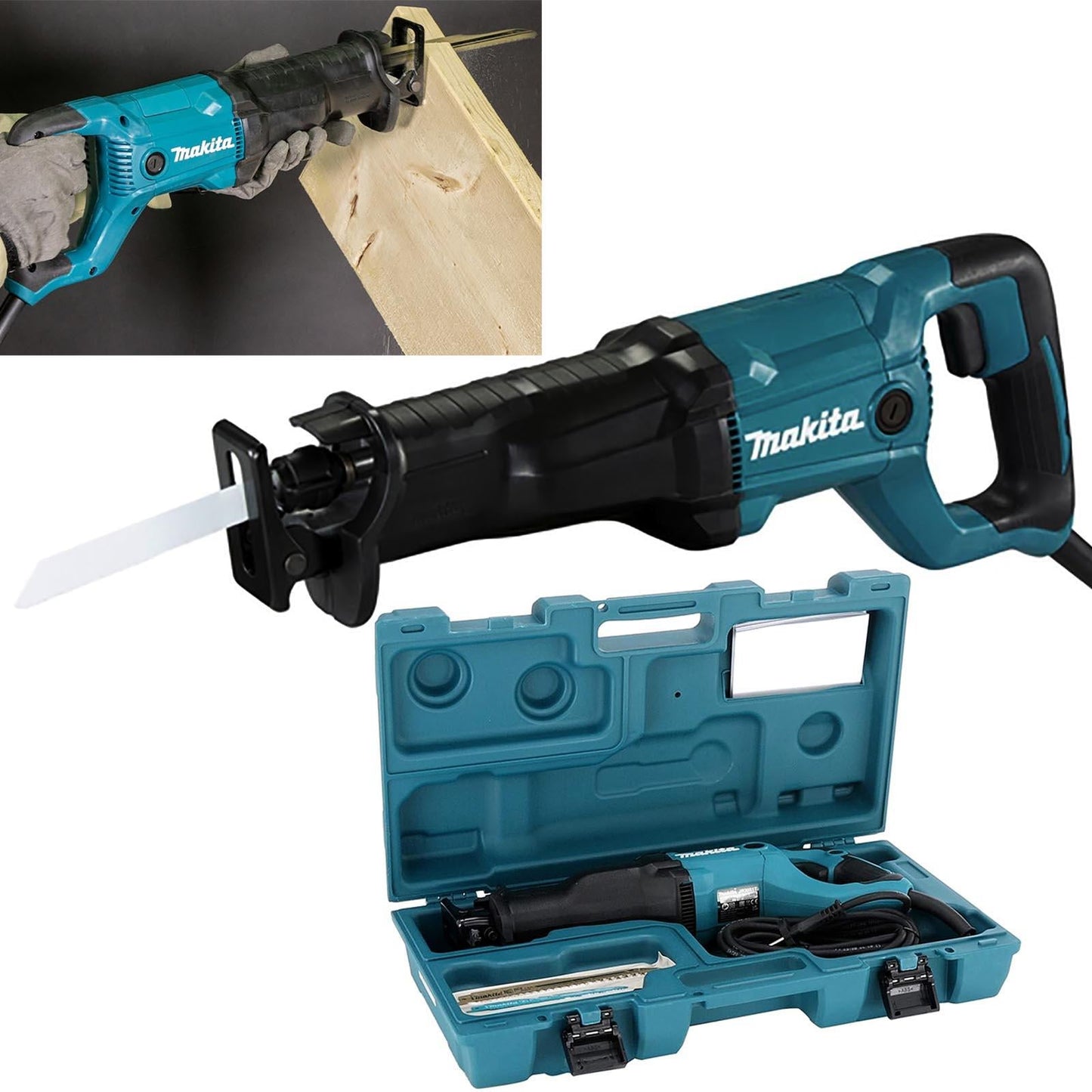 Makita JR3051TK 1200W 240V Reciprocating Saw