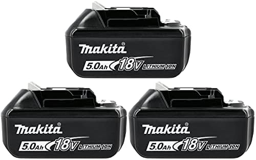 3-Pack Makita BL1850 18V 5.0Ah Li-Ion LXT Batteries